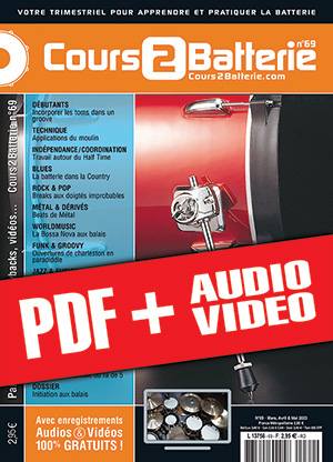 Cours 2 Batterie n°69 (pdf + mp3 + vidéos) Cours 2 Batterie n°69 (pdf + mp3 + vidéos)