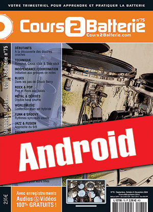 Cours 2 Batterie n°75 (Android) Cours 2 Batterie n°75 (Android)