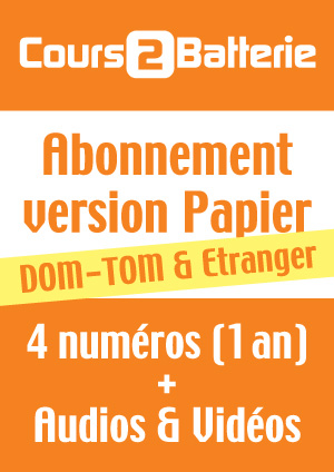 Abonnement Cours 2 Batterie (Papier) - Dom/Tom & Etranger