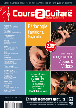 Cours 2 Guitare n°28 Cours 2 Guitare n°28