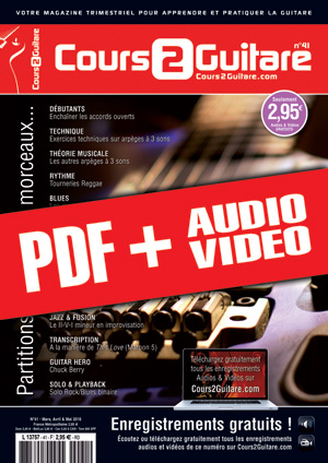 Cours 2 Guitare n°41 (pdf + mp3 + vidéos) Cours 2 Guitare n°41 (pdf + mp3 + vidéos)