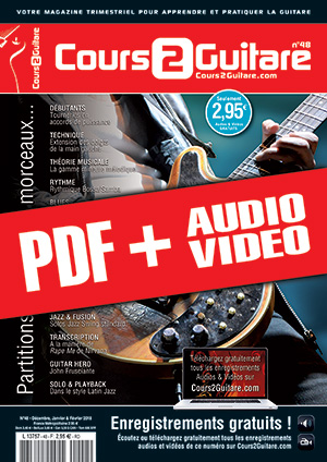 Cours 2 Guitare n°48 (pdf + mp3 + vidéos) Cours 2 Guitare n°48 (pdf + mp3 + vidéos)