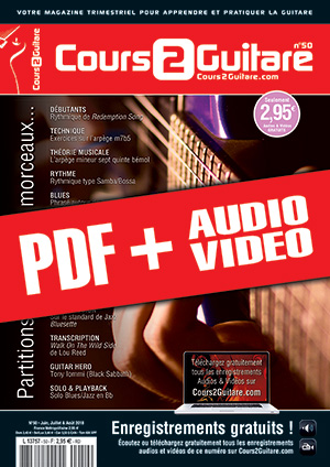 Cours 2 Guitare n°50 (pdf + mp3 + vidéos) Cours 2 Guitare n°50 (pdf + mp3 + vidéos)