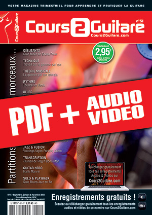 Cours 2 Guitare n°51 (pdf + mp3 + vidéos) Cours 2 Guitare n°51 (pdf + mp3 + vidéos)