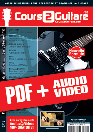 Cours 2 Guitare n°57 (pdf + mp3 + vidéos) Cours 2 Guitare n°57 (pdf + mp3 + vidéos)