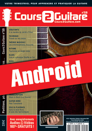 Cours 2 Guitare n°59 (Android) Cours 2 Guitare n°59 (Android)