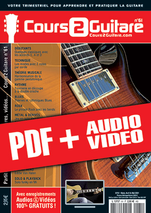 Cours 2 Guitare n°61 (pdf + mp3 + vidéos) Cours 2 Guitare n°61 (pdf + mp3 + vidéos)