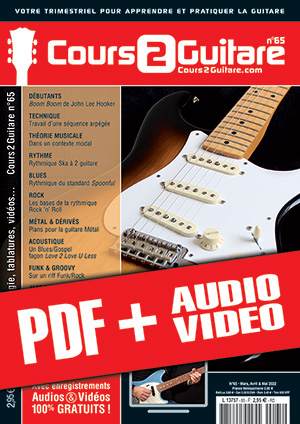 Cours 2 Guitare n°65 (pdf + mp3 + vidéos) Cours 2 Guitare n°65 (pdf + mp3 + vidéos)