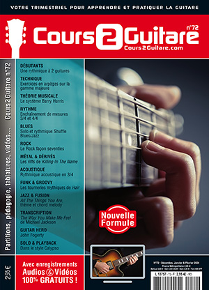 Cours 2 Guitare n°72