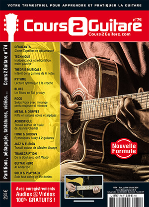 Cours 2 Guitare n°74 Cours 2 Guitare n°74
