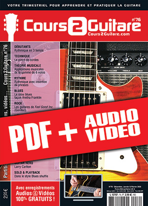 Cours 2 Guitare n°76 (pdf + mp3 + vidéos) Cours 2 Guitare n°76 (pdf + mp3 + vidéos)
