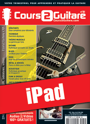 Cours 2 Guitare n°81 (iPad)