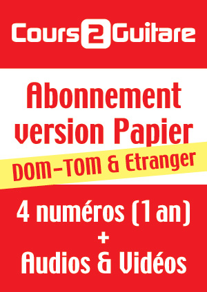 Abonnement Cours 2 Guitare (Papier) - Dom/Tom & Etranger