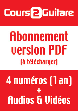 Abonnement Cours 2 Guitare (Version PDF)