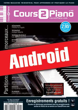 Cours 2 Piano n°45 (Android) Cours 2 Piano n°45 (Android)