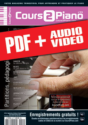 Cours 2 Piano n°55 (pdf + mp3 + vidéos) Cours 2 Piano n°55 (pdf + mp3 + vidéos)