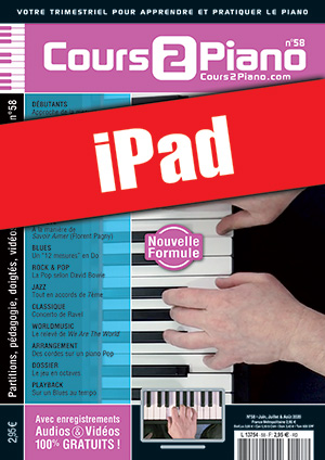 Cours 2 Piano n°58 (iPad) Cours 2 Piano n°58 (iPad)