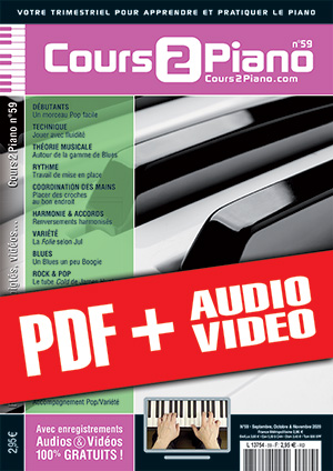 Cours 2 Piano n°59 (pdf + mp3 + vidéos) Cours 2 Piano n°59 (pdf + mp3 + vidéos)
