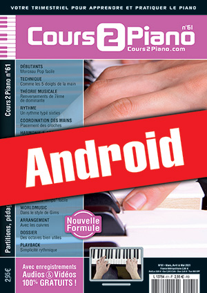 Cours 2 Piano n°61 (Android) Cours 2 Piano n°61 (Android)