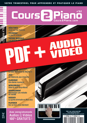 Cours 2 Piano n°62 (pdf + mp3 + vidéos)
