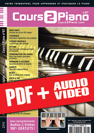 Cours 2 Piano n°67 (pdf + mp3 + vidéos)