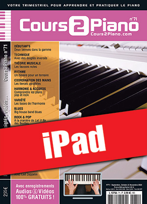 Cours 2 Piano n°71 (iPad) Cours 2 Piano n°71 (iPad)