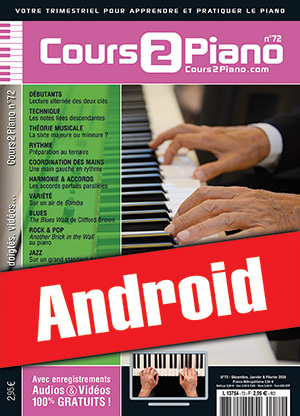 Cours 2 Piano n°72 (Android) Cours 2 Piano n°72 (Android)