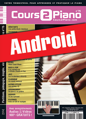 Cours 2 Piano n°75 (Android) Cours 2 Piano n°75 (Android)