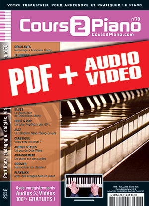 Cours 2 Piano n°78 (pdf + mp3 + vidéos)