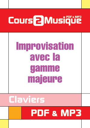 Improvisation avec la gamme majeure au clavier