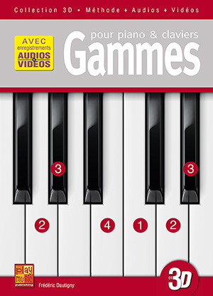 Gammes pour piano & claviers en 3D