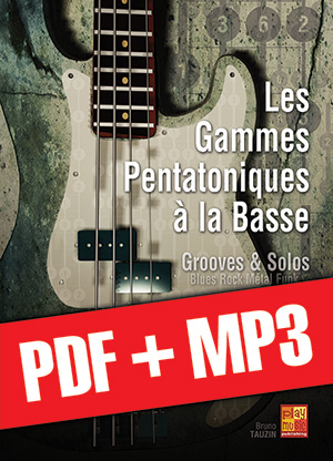 Les gammes pentatoniques à la basse (pdf + mp3)