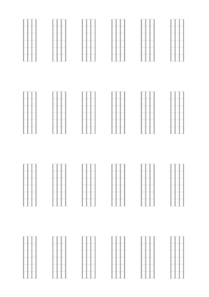 Diagrammes (6 cases) pour la basse