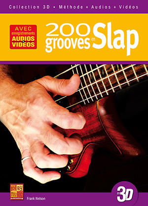 200 grooves en slap à la basse en 3D