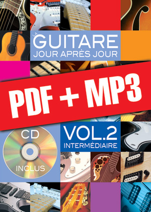 La guitare jour après jour - Volume 2 (pdf + mp3)