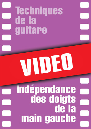Indépendance des doigts de la main gauche Indépendance des doigts de la main gauche
