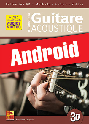 Initiation à la guitare acoustique en 3D (Android)