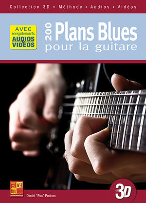 200 plans blues pour la guitare en 3D