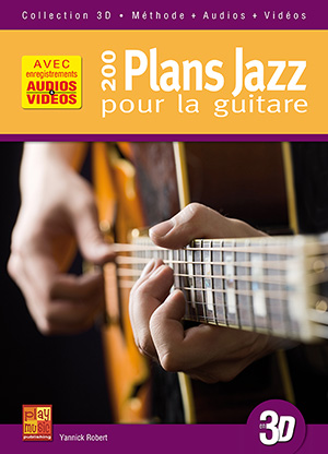 200 plans jazz pour la guitare en 3D