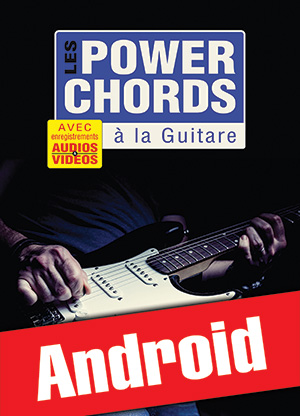 Les power chords à la guitare (Android)