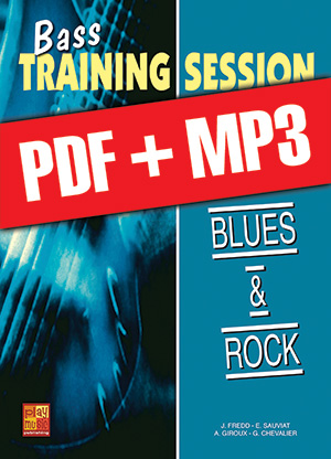 Bass Training Session - Blues & rock (pdf + mp3)