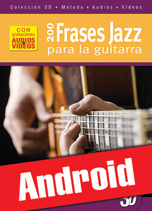 200 frases jazz para la guitarra en 3D (Android)