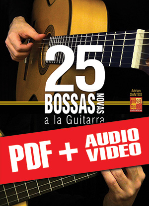 25 bossas novas a la guitarra (pdf + mp3 + vídeos)