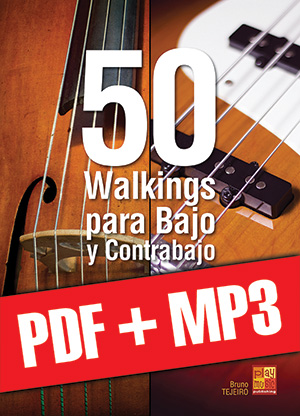 50 walkings para bajo y contrabajo (pdf + mp3)