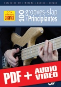 100 grooves en slap para principiantes en 3D (pdf + mp3 + vídeos)