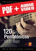 120 Grooves pentatónicos en el bajo (pdf + mp3 + vídeos)