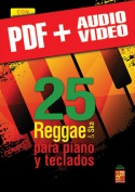25 Reggae & Ska para piano y teclados (pdf + mp3 + vídeos)