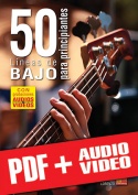 50 líneas de bajo para principiantes (pdf + mp3 + vídeos)