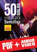 50 solos de bajo sencillos (pdf + mp3 + vídeos)