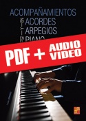 Acompañamientos en acordes y arpegios en el piano (pdf + mp3 + vídeos)